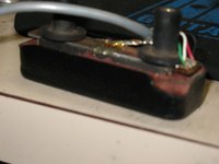 earlier HB2, notice epoxy does not go all the way and there is a gap to the circuit board