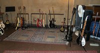 Some of the Rics on display in the gear room