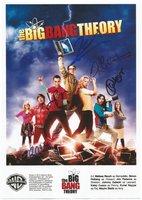 My Big Bang Theory autographed cast photo with 5/7 signatures...direct from Jim Parsons himself