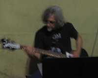 Johnnie with his cool JetGlo "S" Bass