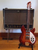 Selmer Amp with '65 RM 1998.jpg