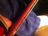 String height on my 2003 C64 at 12th fret...GHS PRECISION FLATS