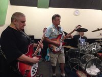 Snowman and Power J on the Double Bounds and Al on the drums
