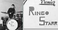 Up until Jan 12 1963, the crudely labled "Ringo Star" was still on the drumhead