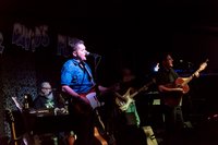 Andy and Cliff with rhythm section "Those Meddling Kids"