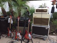 Because there's no such thing as too-much Tone ...  the Snowman brought a couple of &quot;stacks&quot;, the Vox AC 15 and the HiWatt