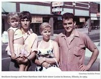 George and Peter Harrison visit sister Louise.jpg