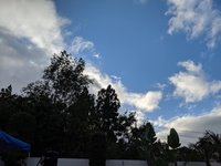 Finally, the Rain Clouds moved away …. Diane V took this photo as we broke into a rendition of Pink Floyd's "Breathe in the Air"