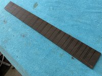 Fret slots laid in, wait, there's too many