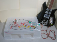 Breadboard and Guitar