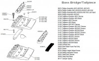 Excerpt of RIC bass tailpiece schematic.  Reproduced for educational purposes only.