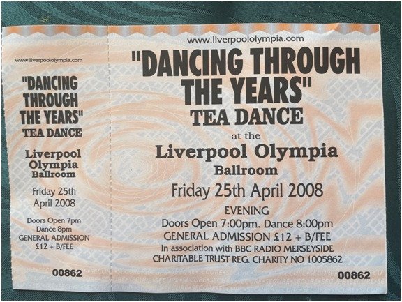 Dancing Through the Ages Ticket