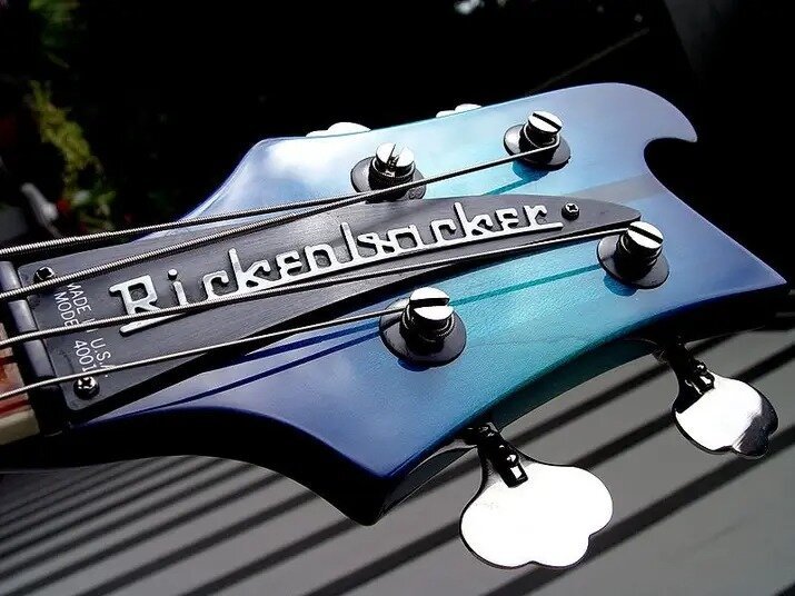 4001 1976 headstock in aquaglo finish