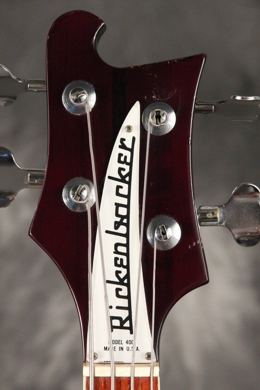 Headstock 1973 4001 in Eggplant