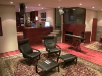 Main studio is also used as media viewing area