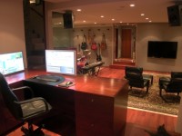 Main desk has view over studio into vocal booth