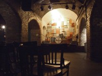 Cavern stage insides Beatles story museum