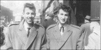 who is that with John?