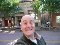 Yours truly outside Rumble Seat