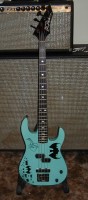 c. 1990s (?) custom "Bat Bass" (factory paint job!)