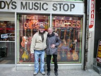 Pete and I outside Rudys on 48th Street
