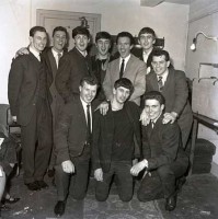 The Beatles played at the ABC on 28th March 1963 and 28th October 1964. The second show was sold out 8 weeks before. The photo shows the group at the ABC with supporting performers at the March 1963 show.