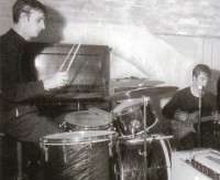 As far back as August 18, 1962, when Ringo had his first rehearsal as a Beatle at the Cavern Club, he can be seen using John's Harmonica case to dampen the sound of his snare drum.