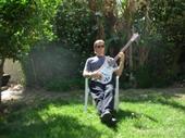 Posed shot while recording Nov 1, '08.