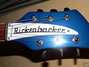 May 2006 Rickenbacker 620/6 , Midnightblue: Headstock