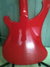 Dec 1996 Rickenbacker 4001/4 BH BT, Red: Body - Rear