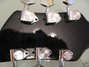 Rickenbacker 425/6 Refin, Black: Headstock - Rear
