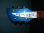 May 2006 Rickenbacker 620/6 , Midnightblue: Headstock