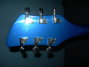 Rickenbacker 620/6 , Midnightblue: Headstock - Rear