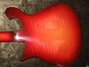 Mar 2008 Rickenbacker 660/6 , Fireglo: Body - Rear