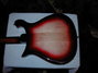 May 1999 Rickenbacker 620/6 , Fireglo: Body - Rear