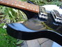 Rickenbacker 350/6 V63, Jetglo: Neck - Rear