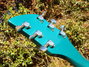 Rickenbacker 360/6 , Turquoise: Headstock - Rear