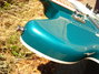 Rickenbacker 360/6 , Turquoise: Close up - Free2