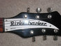 Oct 1990 Rickenbacker 325/6 JL, Jetglo: Headstock
