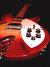 Rickenbacker 330/6 , Fireglo: Close up - Free