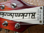 Aug 1991 Rickenbacker 320/6 , Fireglo: Headstock