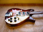 Aug 1991 Rickenbacker 320/6 , Fireglo: Close up - Free2