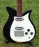 Rickenbacker 950/6 Tulip, Black: Body - Front