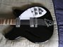 Rickenbacker 360/12 Refin, Black: Body - Front