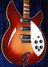 Rickenbacker 370/6 O.S., Fireglo: Body - Front