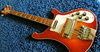 Rickenbacker 4001/4 , Fireglo: Neck - Rear