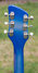 Rickenbacker 350/6 V63, Blueburst: Headstock - Rear