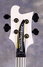 Rickenbacker 4003/4 Tuxedo, White: Headstock