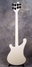 Rickenbacker 4003/4 Tuxedo, White: Full Instrument - Rear