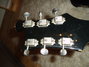 Rickenbacker 480/6 , Black: Headstock - Rear